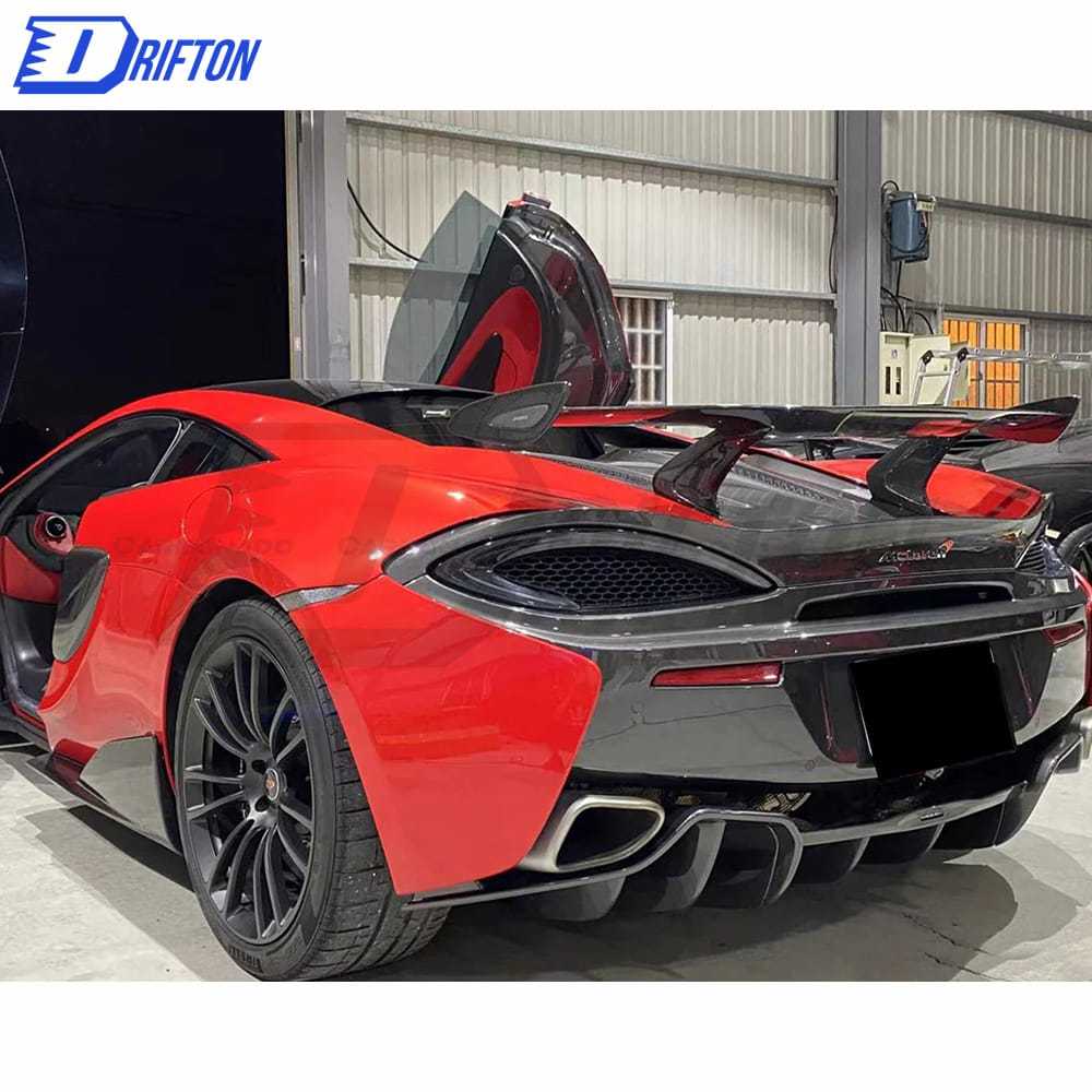 MSO Style Dry Carbon Fiber Rear Spoiler GT Wing For Mclaren 570S 570GT 2015-2020