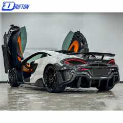 600LT Style Dry Carbon Fiber Rear Bumper For Mclaren 570S 2015-2020