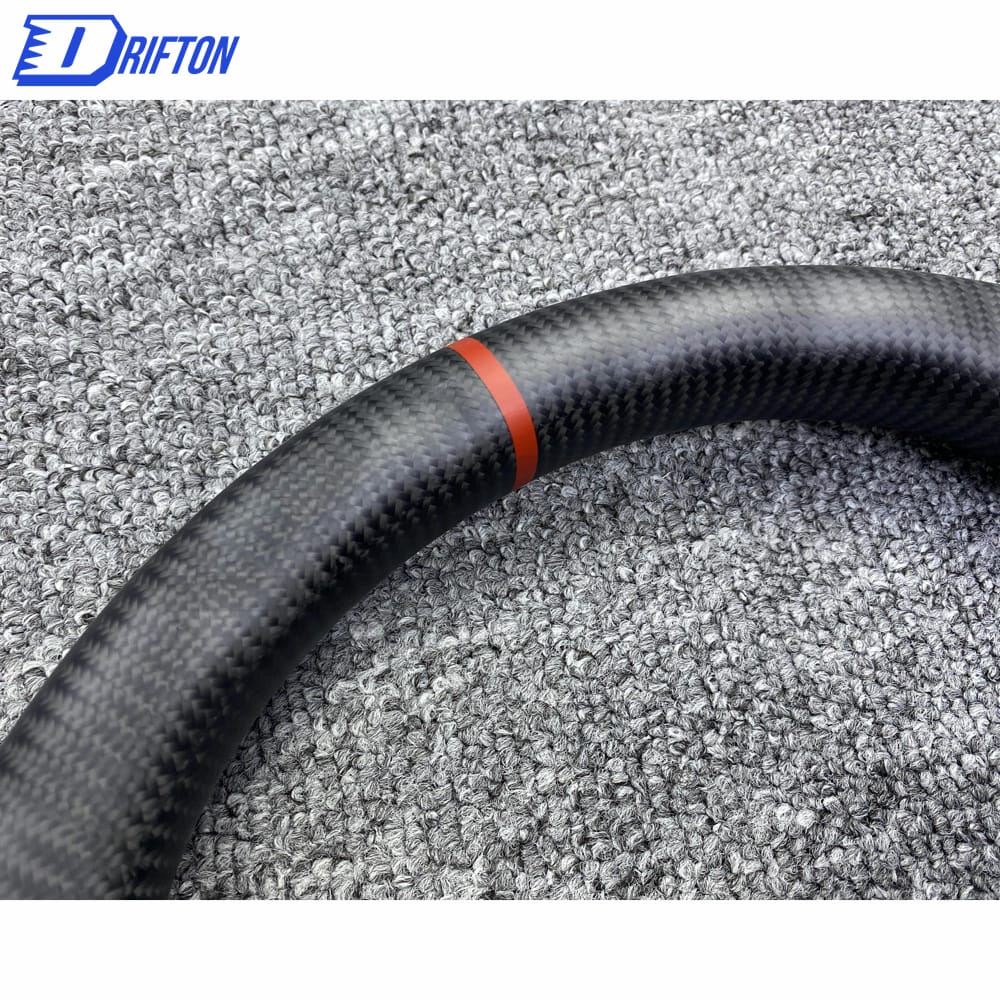 Customzie Matt Finished Carbon Fiber Steering Wheel (Perforated Ieather) For Nissan R35 GTR 2008-2016