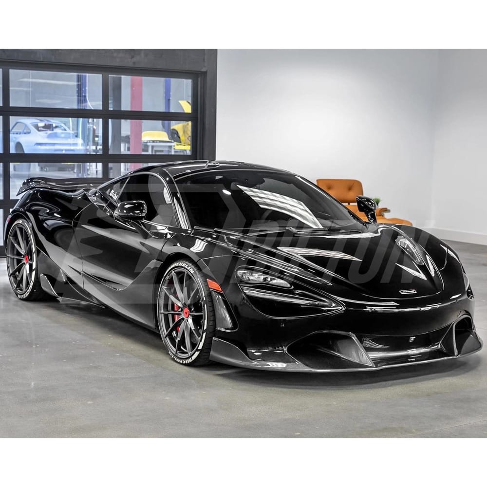 Vorsteiner Style Dry Carbon Fiber Front Lip For Mclaren 720S