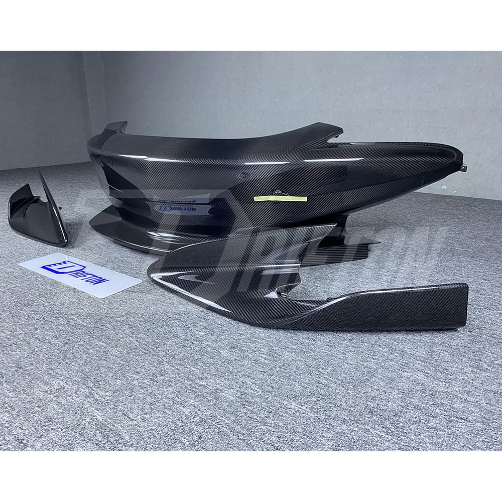 600LT Style Dry Carbon Fiber Front Bumper For Mclaren 570S 2015-2020