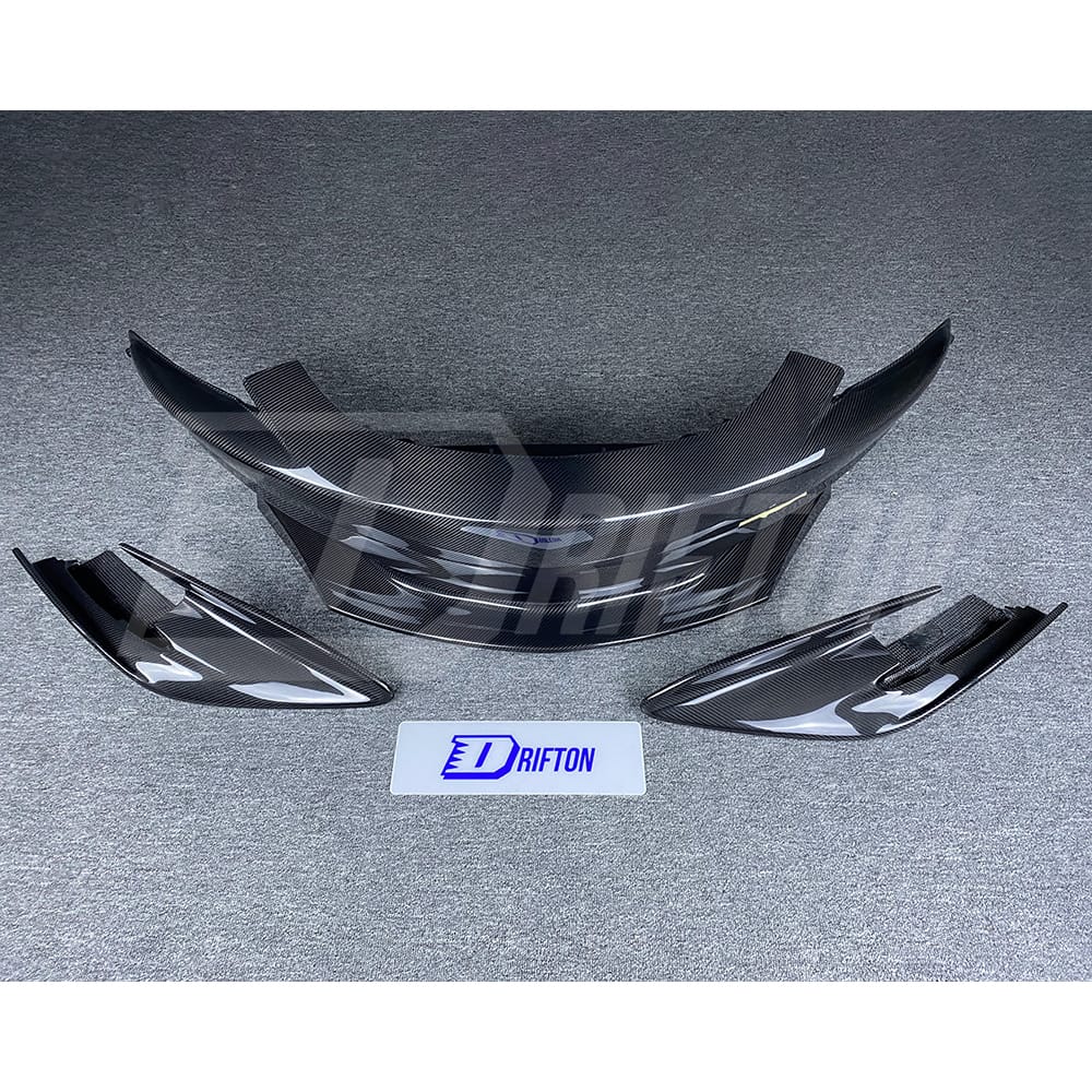 600LT Style Dry Carbon Fiber Front Bumper For Mclaren 570S 2015-2020