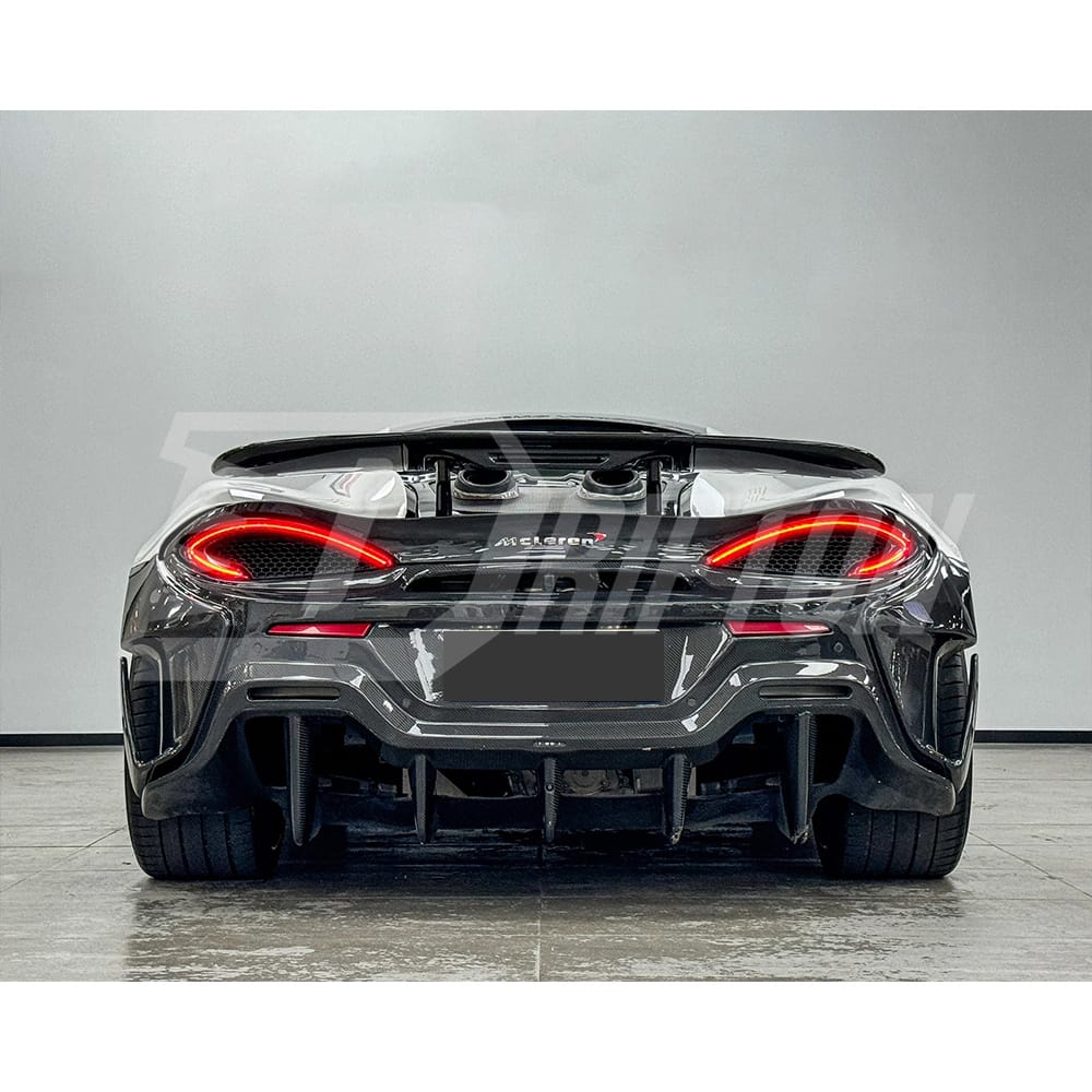600LT Style Dry Carbon Fiber Front Bumper For Mclaren 570S 2015-2020