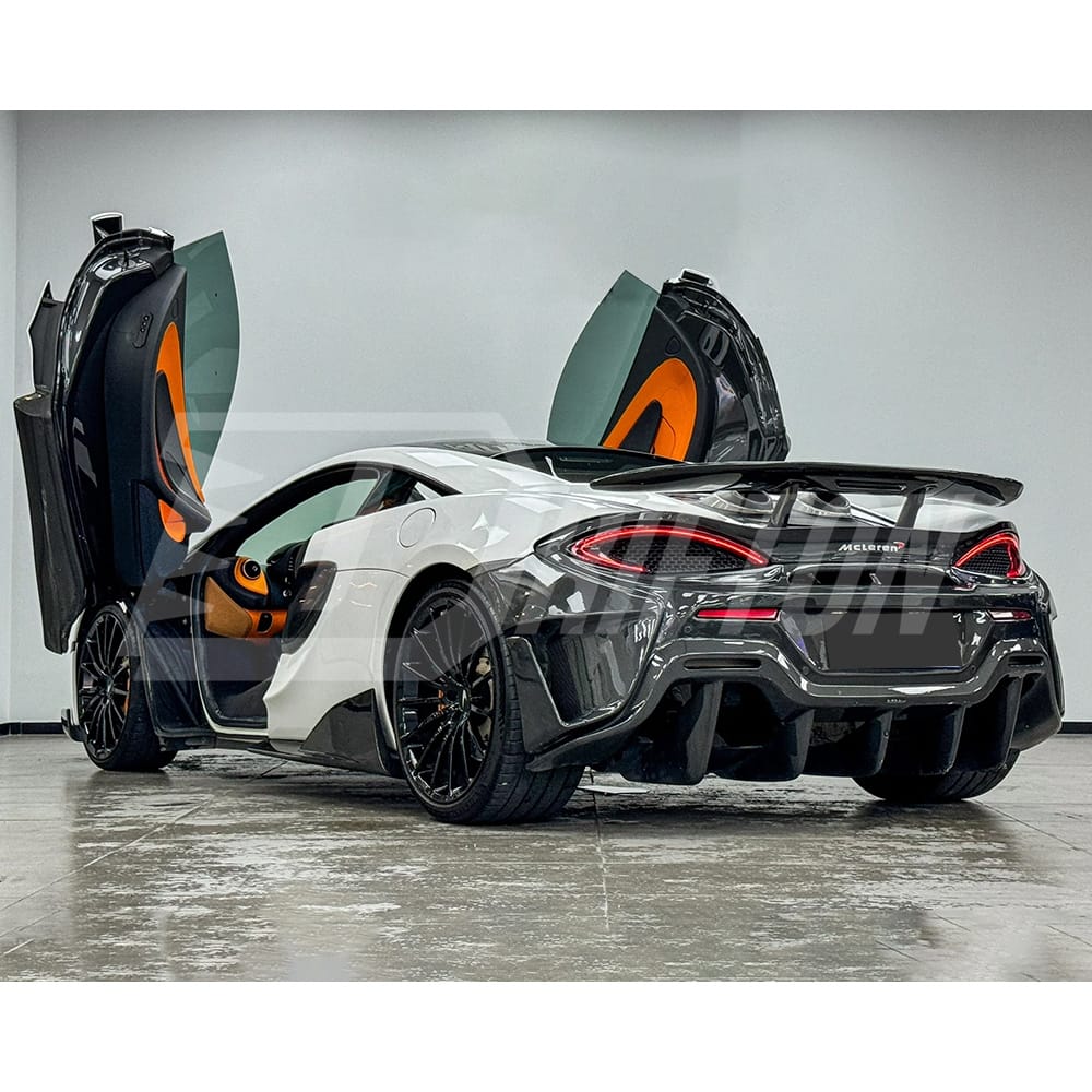600LT Style Dry Carbon Fiber Front Bumper For Mclaren 570S 2015-2020