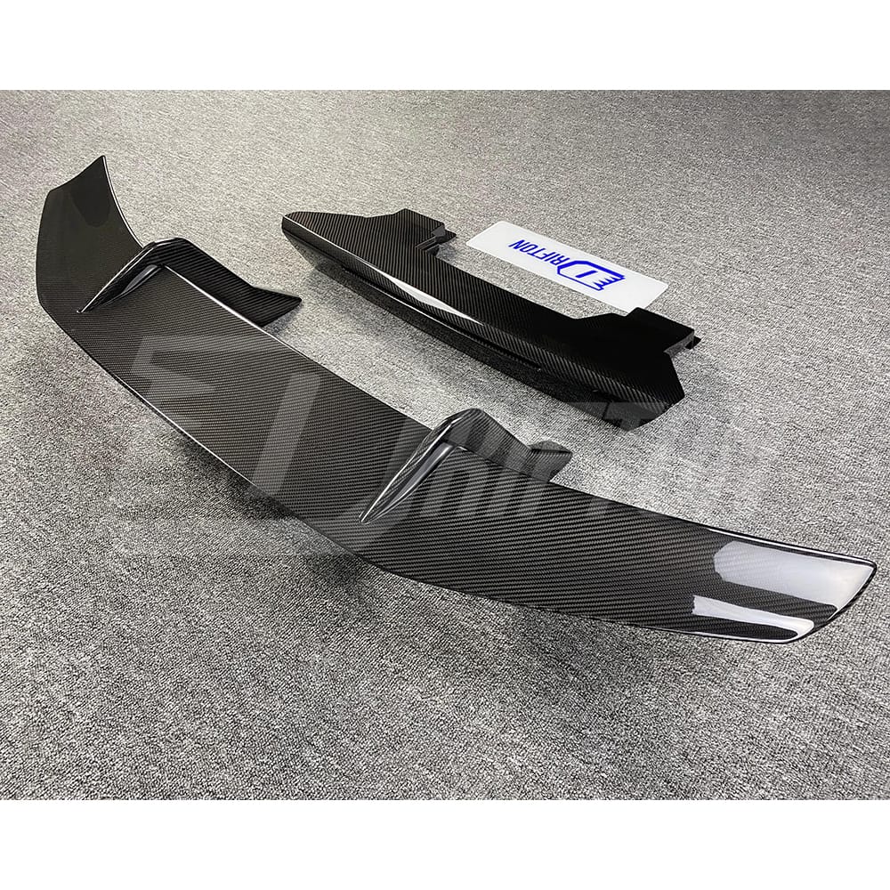Performance Style Dry Carbon Fiber Rear Spoiler With Trunk Lid For Lamborghini Huracan LP610-4 LP580 2014-2016