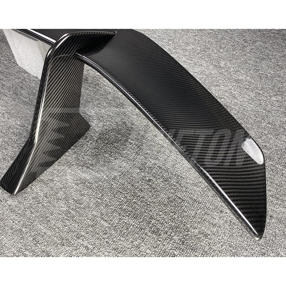 Performance Style Dry Carbon Fiber Rear Spoiler With Trunk Lid For Lamborghini Huracan LP610-4 LP580 2014-2016