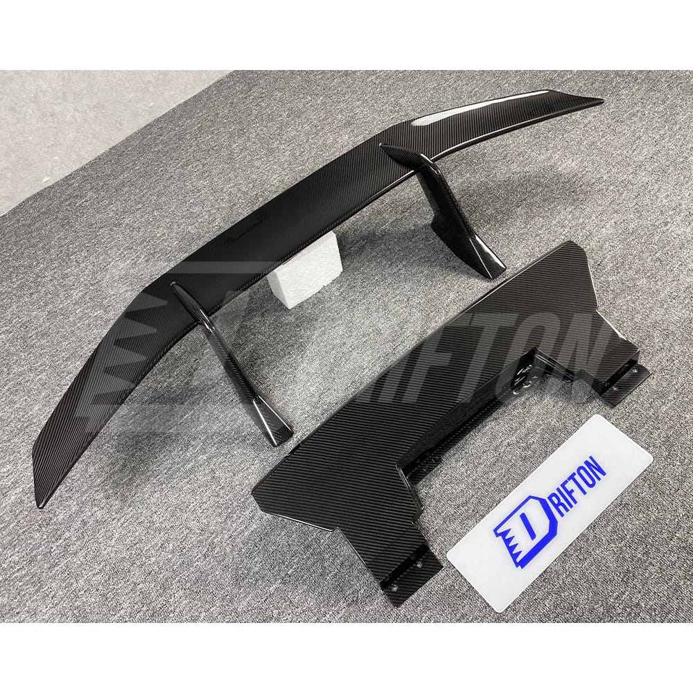 Performance Style Dry Carbon Fiber Rear Spoiler With Trunk Lid For Lamborghini Huracan LP610-4 LP580 2014-2016