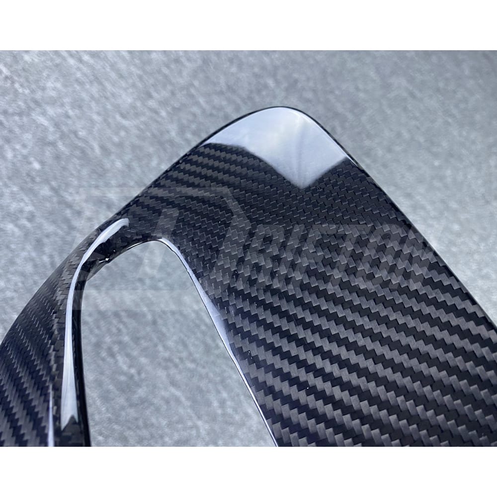 Techart Style Dry Carbon Fiber Side Vent Covers For Porsche 911 992 Turbo S 2019-2023