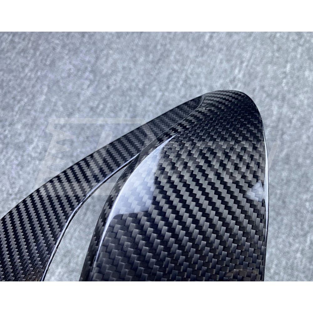 Techart Style Dry Carbon Fiber Side Vent Covers For Porsche 911 992 Turbo S 2019-2023