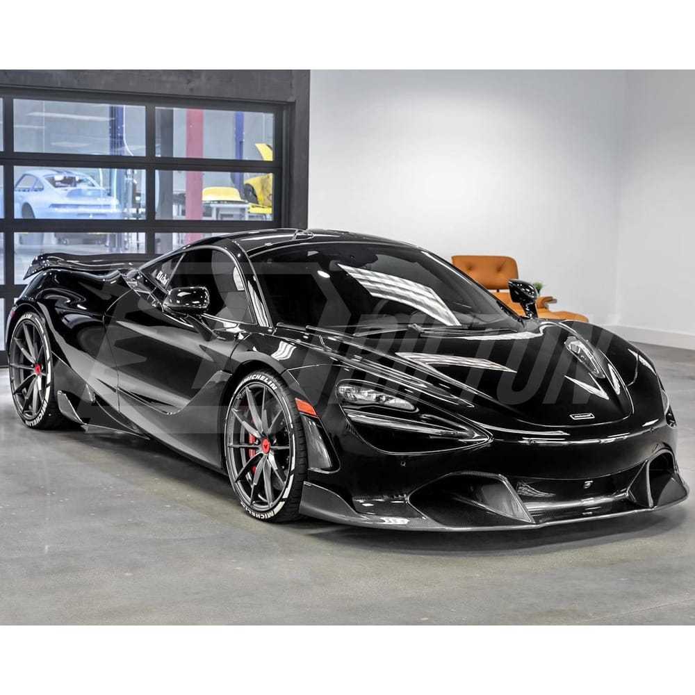 Vorsteiner Style Dry Carbon Fiber Front Lip For Mclaren 720S
