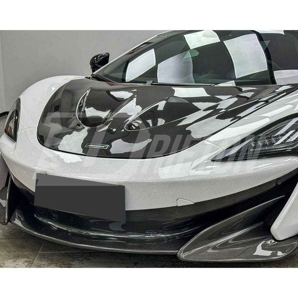 600LT Style Dry Carbon Fiber Front Bumper For Mclaren 570S 2015-2020