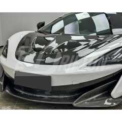 600LT Style Dry Carbon Fiber Front Bumper For Mclaren 570S 2015-2020