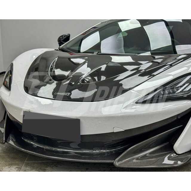600LT Style Dry Carbon Fiber Front Bumper For Mclaren 570S 2015-2020