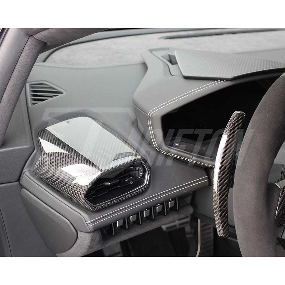 Dry Carbon Fiber AC Cover For Lamborghini Huracan LP610 LHD 2014-2018