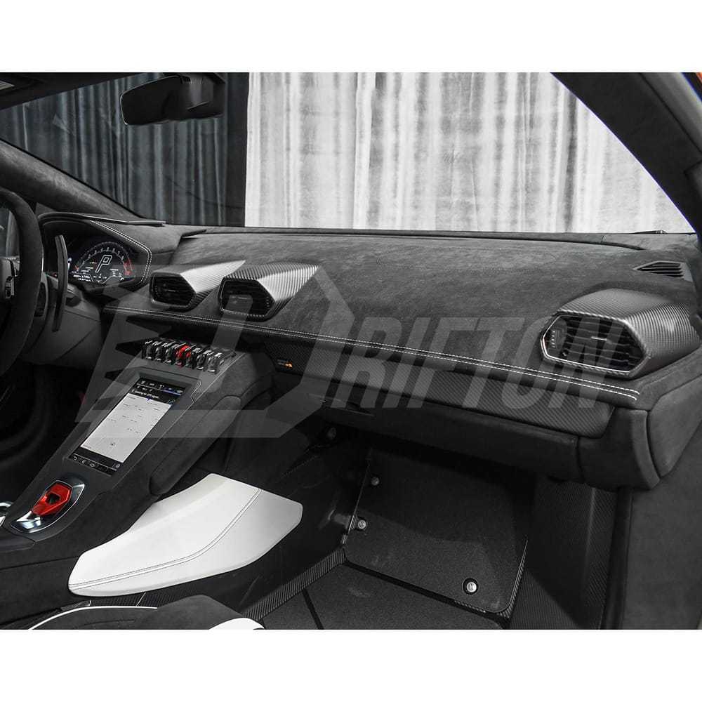 Dry Carbon Fiber AC Cover For Lamborghini Huracan LP610 LHD 2014-2018