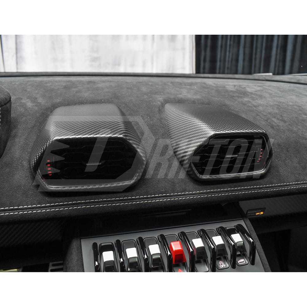 Dry Carbon Fiber AC Cover For Lamborghini Huracan LP610 LHD 2014-2018