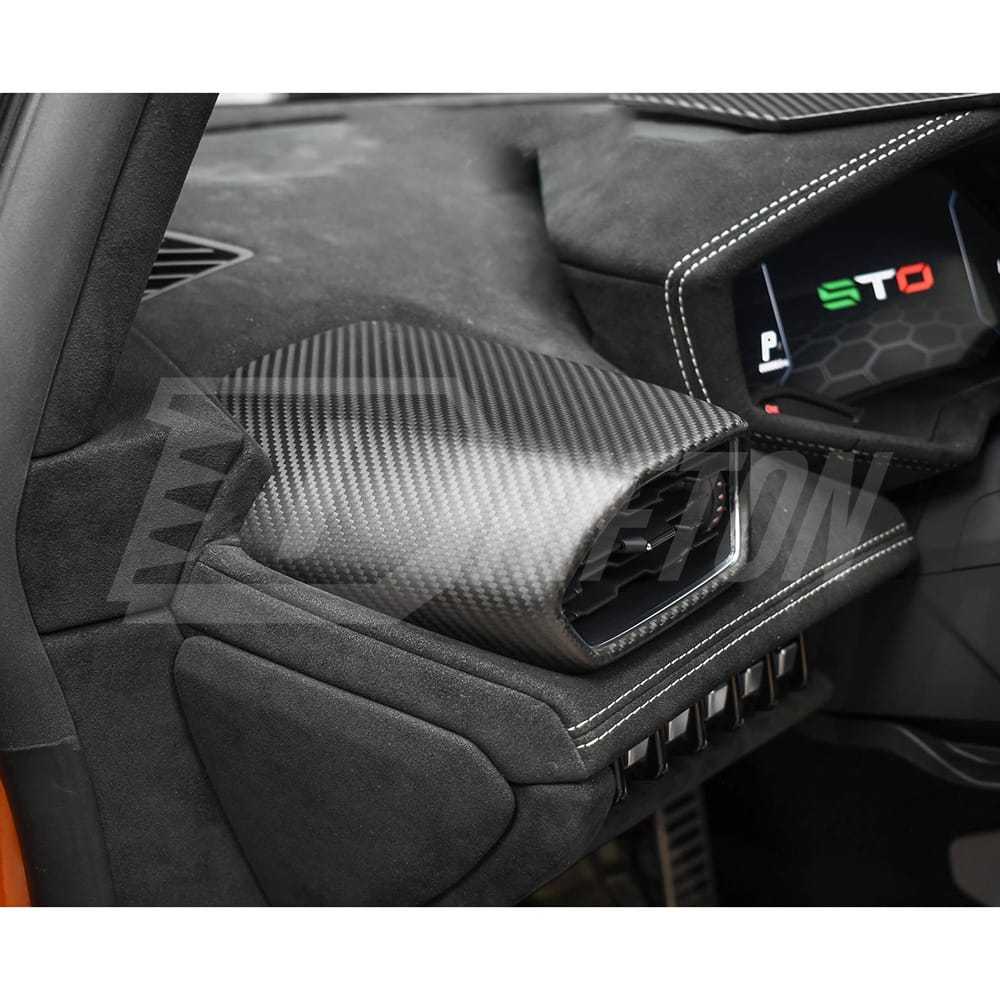 Dry Carbon Fiber AC Cover For Lamborghini Huracan LP610 LHD 2014-2018