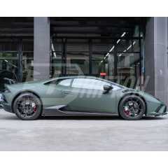 Novitec Style Forged Dry Carbon Fiber Side Skirt For Lamborghini Huracan EVO RWD 2019-2020