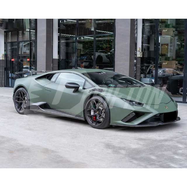 Novitec Style Forged Dry Carbon Fiber Side Skirt For Lamborghini Huracan EVO RWD 2019-2020