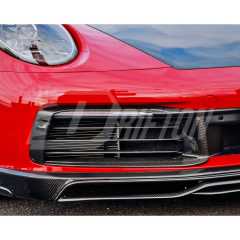 OEM Style Dry Carbon Fiber Front Bumper Vent Cover Trim For Porsche 911 992 Carrera 2019-2023