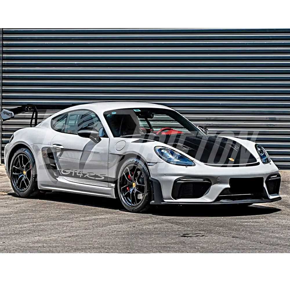 RS Style Carbon Fiber Hood For Porsche 718 Cayman Boxster 2016-2020