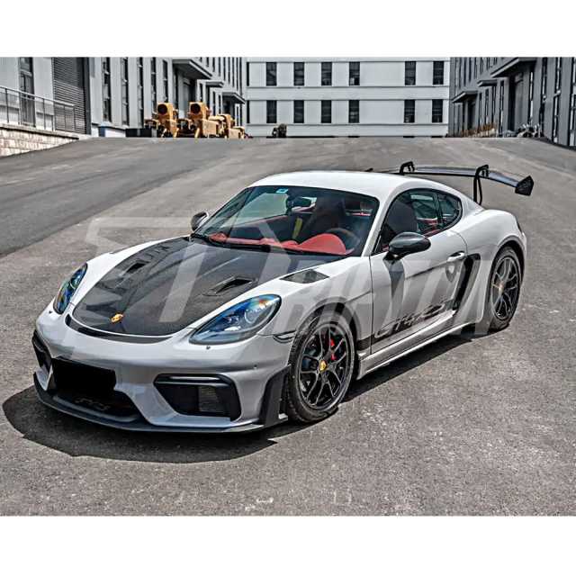 RS Style Carbon Fiber Hood For Porsche 718 Cayman Boxster 2016-2020