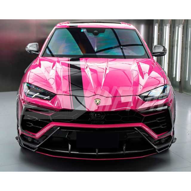 TC Style Dry Carbon Fiber Front Bumper Vent Canard For Lamborghini URUS