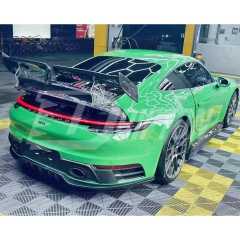 Techart Style Dry Carbon Fiber Rear Diffuser For Porsche 911 992 Carrera S 2019-2023