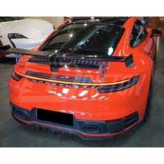 Techart Style Dry Carbon Fiber Rear Diffuser For Porsche 911 992 Carrera S 2019-2023