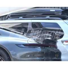 Techart Style Dry Carbon Fiber With Portion Primer Rear Spoiler For Porsche 911 992 Carrera S 2019-2023
