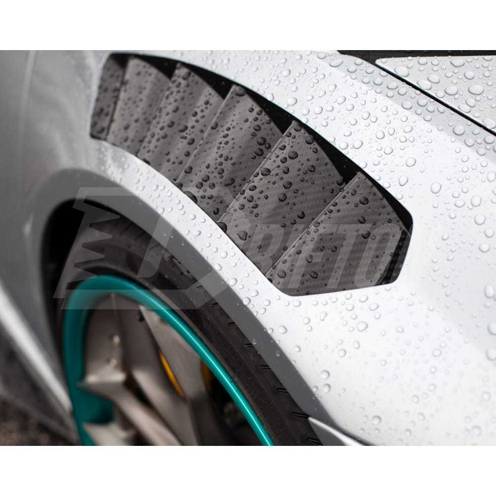 Vorsteiner Style Half Dry Carbon Fiber Front Fender For Huracan LP610-4 LP580 2014-2018