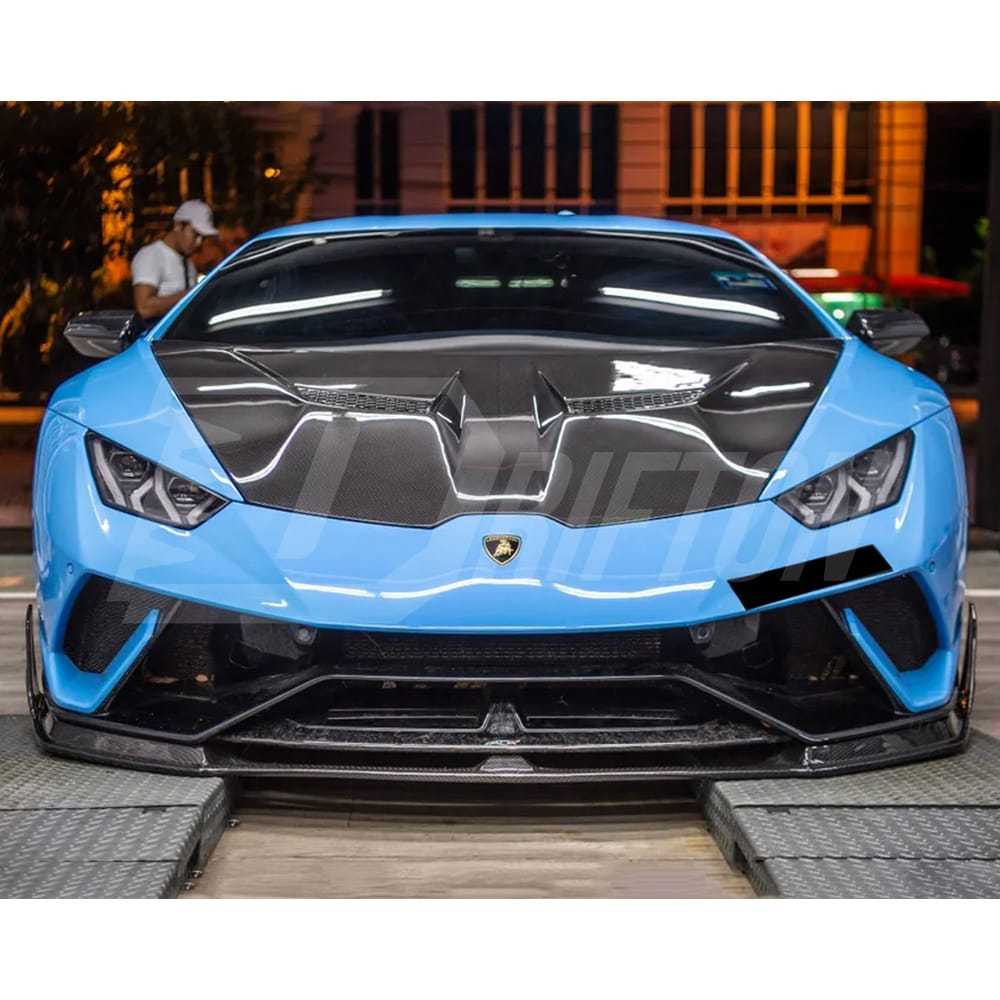 Vorsteiner Style Dry Carbon Fiber Hood For Lamborghini Huracan LP610 & LP580 & EVO & Tecnica 2014-2025