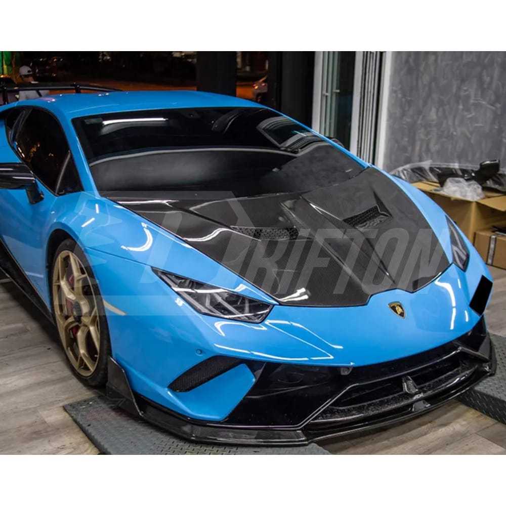 Vorsteiner Style Dry Carbon Fiber Hood For Lamborghini Huracan LP610 & LP580 & EVO & Tecnica 2014-2025