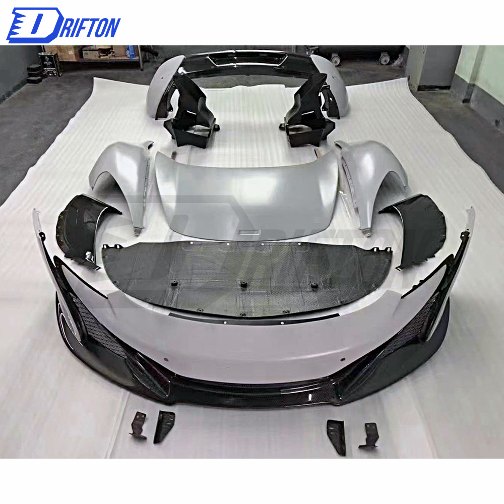 650S Style Dry Carbon Fiber Rear Bumper For Mclaren MP4-12C