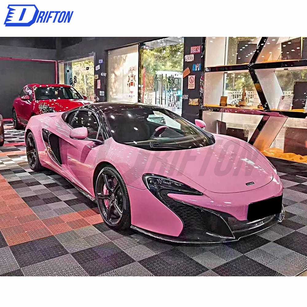 650S Style Dry Carbon Fiber Front Bumper With Grill, Undertray, Air Box For Mclaren MP4-12C
