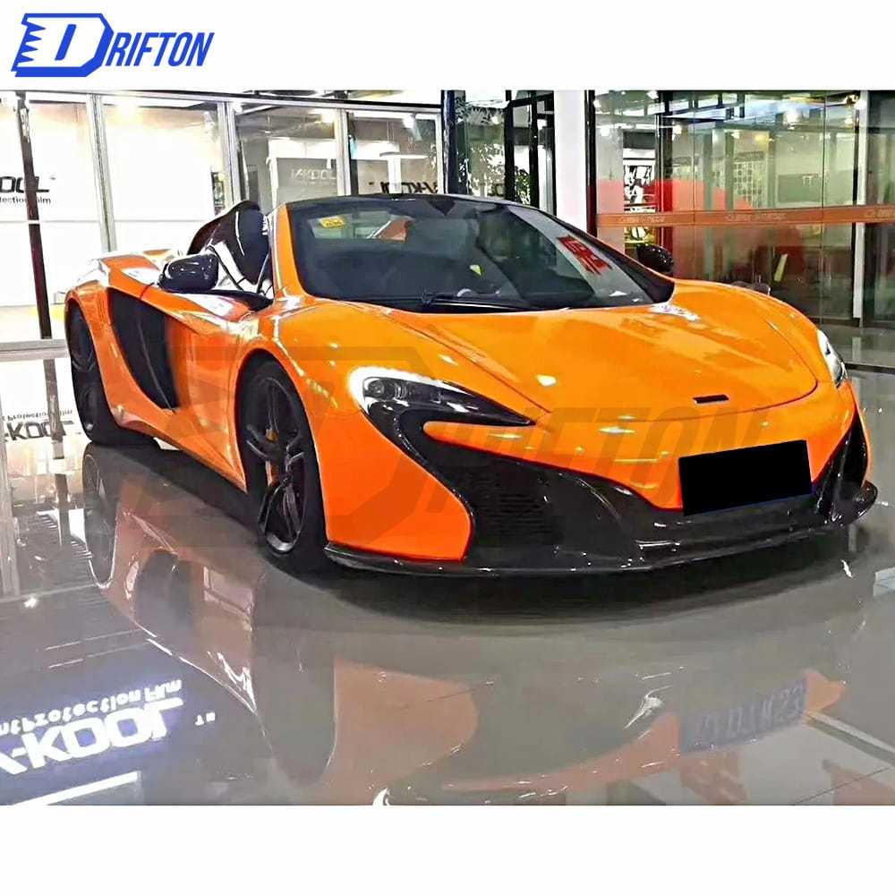 650S Style Dry Carbon Fiber Front Bumper With Grill, Undertray, Air Box For Mclaren MP4-12C