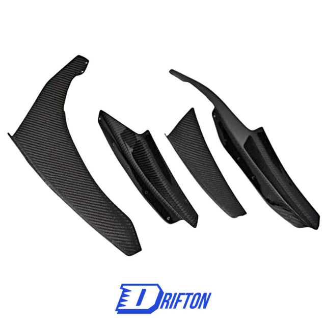 Ars Style Carbon Fiber Front Bumper Canards For Nissan R34 GTR 1998-2002