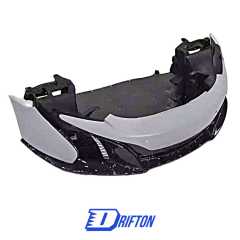 650S Style Dry Carbon Fiber Front Bumper With Grill, Undertray, Air Box For Mclaren MP4-12C