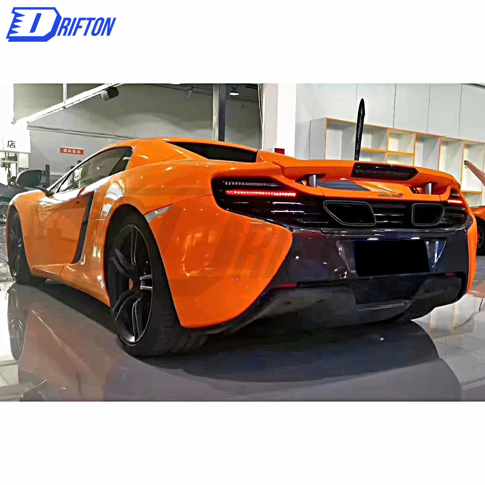 650S Style Dry Carbon Fiber Rear Bumper For Mclaren MP4-12C