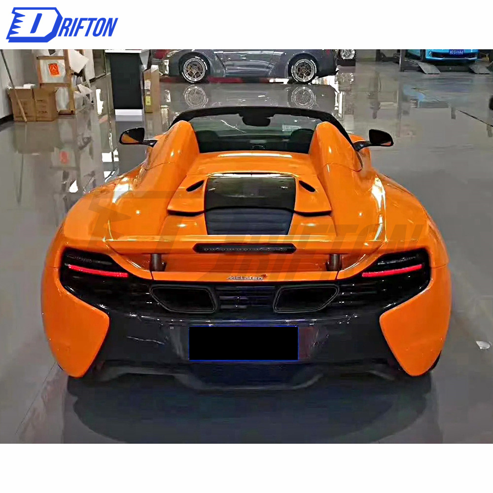 650S Style Dry Carbon Fiber Rear Bumper For Mclaren MP4-12C