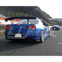 Top Secret Style Carbon Fiber Gt Wing For Nissan R34 GTT GTR 1998-2002