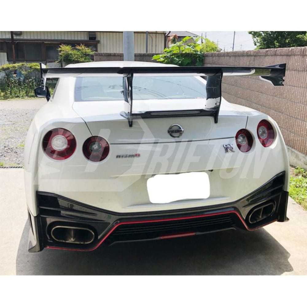 Nismo MY17 Style Carbon Fiber Rear Spoiler With Braket Lamp For Nissan R35 GTR 2008-2019