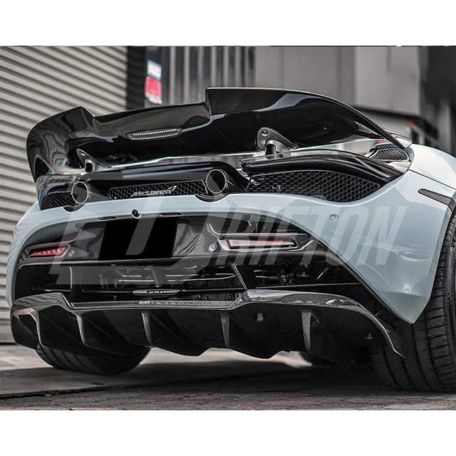 RYFT Style Dry Carbon Fiber Rear Diffuser For Mclaren 720S 2017-2023