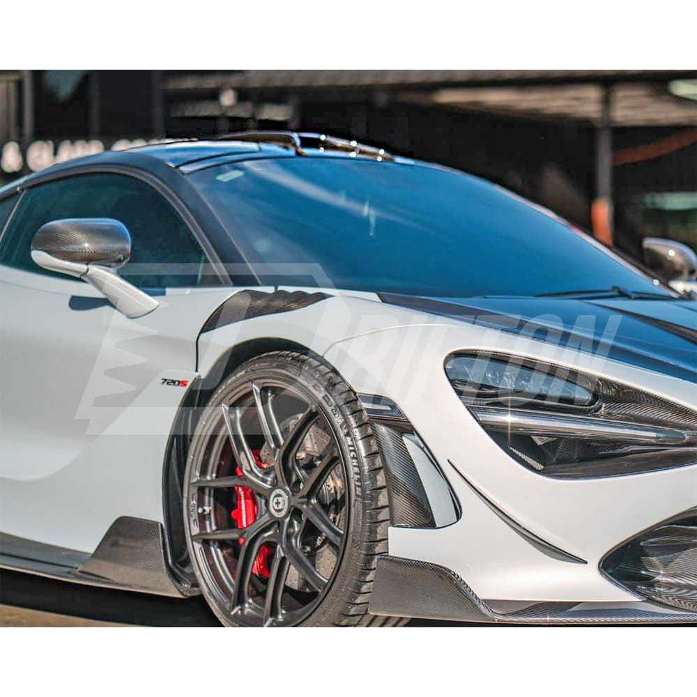 RYFT Style Dry Carbon Fiber Roof Scoop For Mclaren 720S 2017-2023