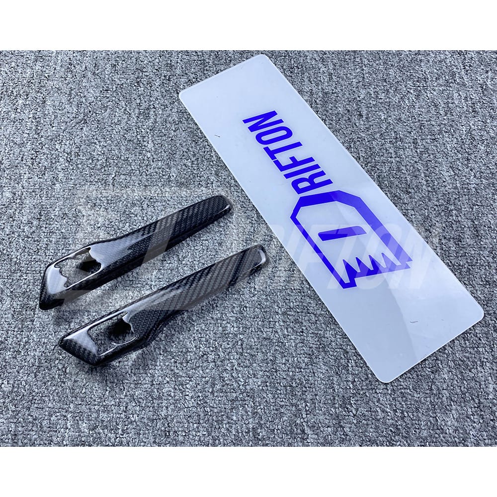 Dry Carbon Fiber Fender Emblem Cover For Nissan R35 GTR 2008-2019
