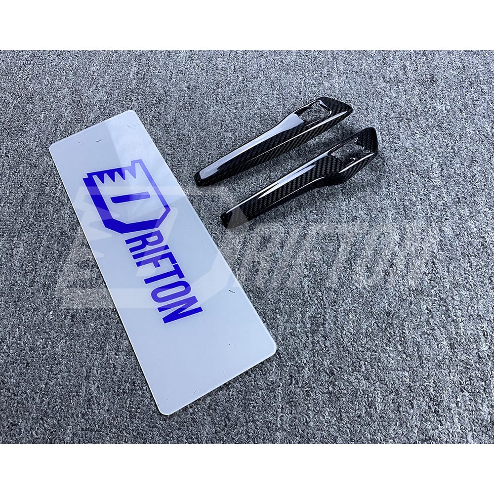 Dry Carbon Fiber Fender Emblem Cover For Nissan R35 GTR 2008-2019