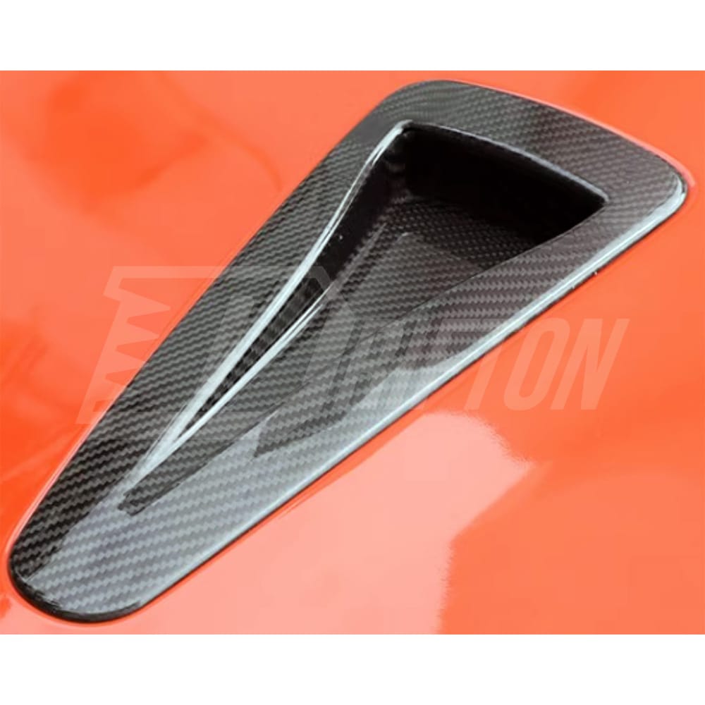 Dry Carbon Fiber Hood Vent For Nissan R35 GTR 2008-2019