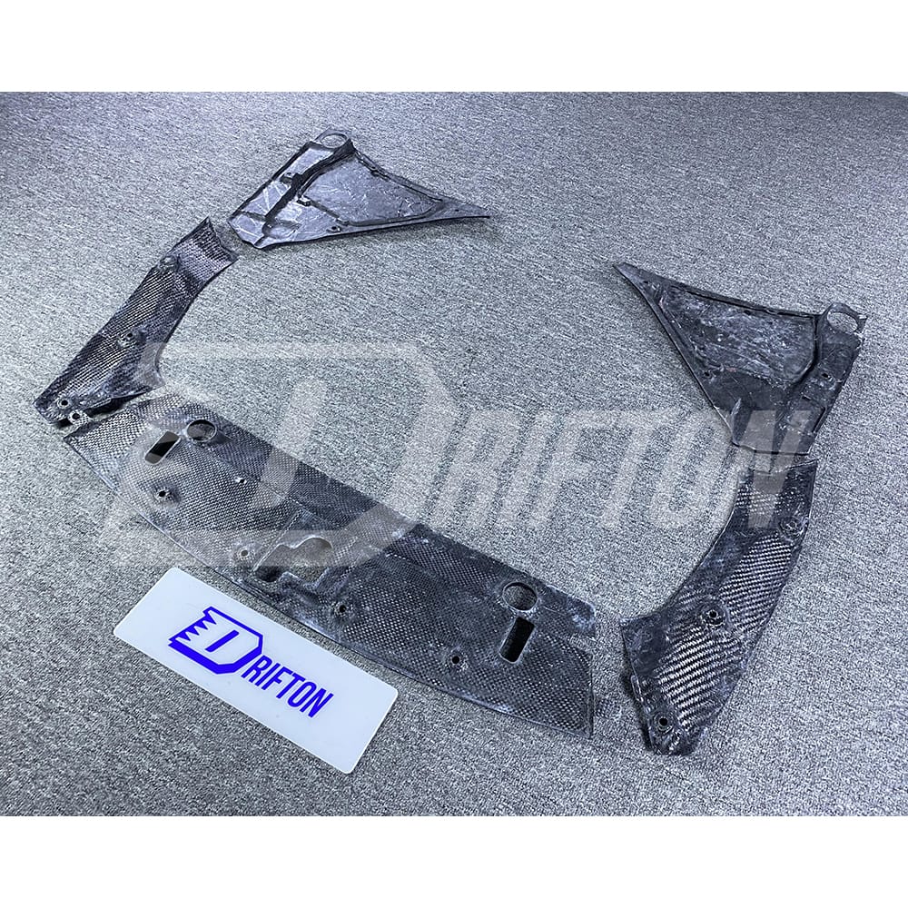 Forged Carbon Fiber Cooling Plate & Battery Cover For Nissan R35 GTR 2008-2016