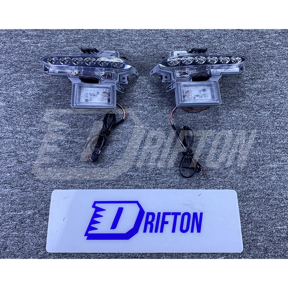 Front Bumper LED DRL Daytime Running Lights For Nissan R35 GTR 2012-2016