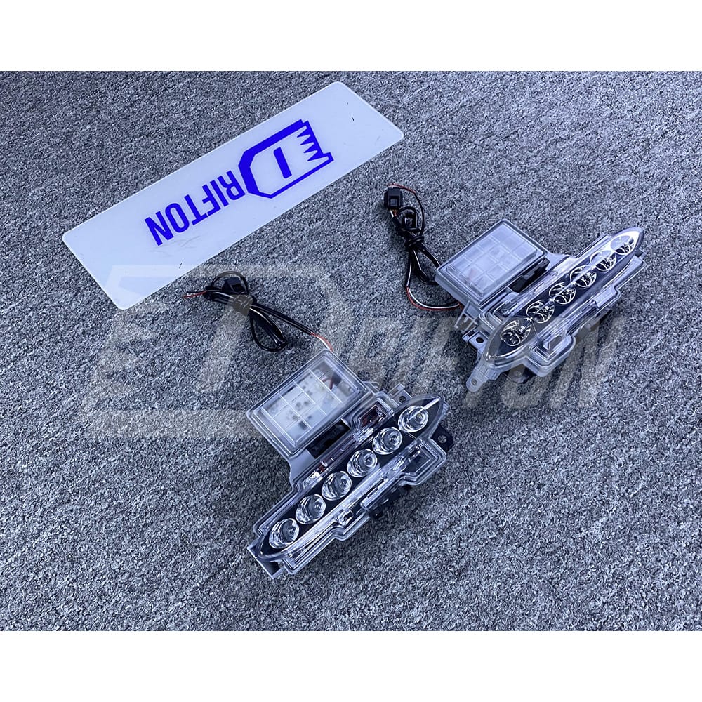 Front Bumper LED DRL Daytime Running Lights For Nissan R35 GTR 2012-2016